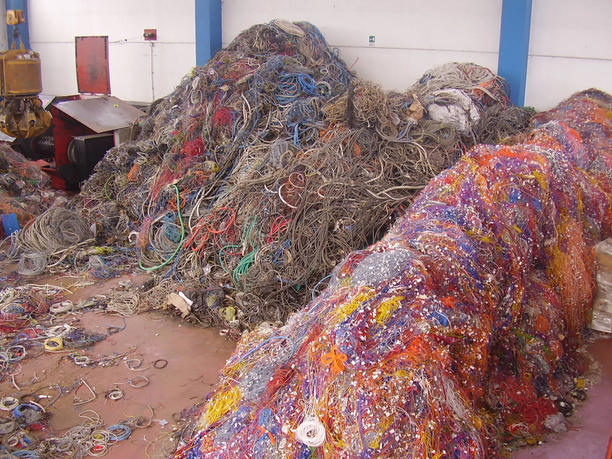 piles of cables